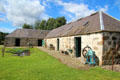 World War II farmstead & cottages at Highland Folk Museum. Newtonmore, Scotland.