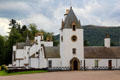 Clock tower at Blair Castle. Pitlochry, Scotland.