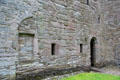 Tower entrance at Huntingtower Castle. Perth, Scotland.