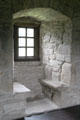 Window seat at Huntingtower Castle. Perth, Scotland.