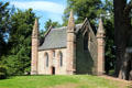 Chapel on Moot Hill, site of enthronements of Kings of Scots at Scone Palace. Perth, Scotland.