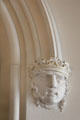 Corbel molded as queen in ante-room at Scone Palace. Perth, Scotland.