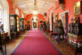 Inner hall reflects monastic origins of Scone & contains family collections at Scone Palace. Perth, Scotland.