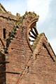 Wall structure at Sweetheart Abbey. New Abbey, Scotland.