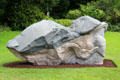 St Francis sculpture in granite & basalt by Ronald Rae at Threave Garden. Rhonehouse, Scotland.