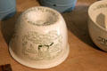 Ceramic Grimwade Quick-Cooker pudding mould at Crathes Castle. Crathes, Scotland.