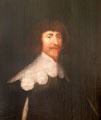 Alexander Skene of Skene portrait by George Jamesone at Crathes Castle. Crathes, Scotland.
