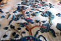 Embroidered coverlet in Laird's bedroom at Crathes Castle. Crathes, Scotland.