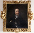 Charles I in Armor by circle of Anthony van Dyck at Drum Castle. Drumoak, Scotland.