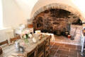 Kitchen area at Castle Fraser. Aberdeenshire, Scotland.