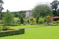 Gardens at Castle Fraser. Aberdeenshire, Scotland.