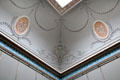 Adamesque ceiling in Square room at Haddo House. Methlick, Scotland.