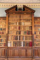 Bookcase in library at Haddo House. Methlick, Scotland.