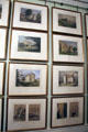 Paintings of castles of Aberdeenshire by James Giles at Haddo House. Methlick, Scotland.