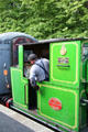 Cab of Salmon steam locomotive at Royal Deeside Railway. Scotland