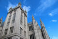 Towers of Broad St. facade of Marischal College. Aberdeen, Scotland.