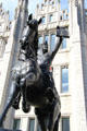 Robert the Bruce monument by Alan B. Herriot at Marischal College. Aberdeen, Scotland.