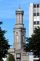 Clock tower on Aberdeen Arts Centre. Aberdeen, Scotland.