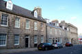 Heritage stone buildings on Marischal Street. Aberdeen, Scotland.