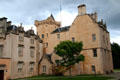 Rear facade at Brodie Castle. Brodie, Scotland.