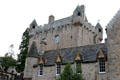 Original tower & expansions of Cawdor Castle. Cawdor, Scotland.