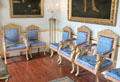 Chairs in North drawing room at Duff House. Banff, Scotland.