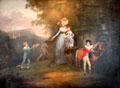 Lady Honyman & her Family painting by Alexander Nasmyth at Duff House. Banff, Scotland.