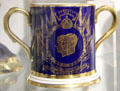 Coalport mug commemorating coronation of King Gorge VI at Coalport China Museum. Ironbridge, England.