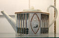 Prattware teapot by Bradley & Co at Coalport China Museum. Ironbridge, England.