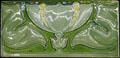 Art Nouveau style tiles by Maw & Co and Craven Dunnill & Co at Jackfield Tile Museum. Ironbridge, England.