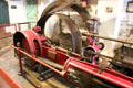 Piston of steam engine at Gladstone Pottery Museum. Longton, Stoke, England.