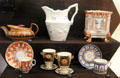 Collection of Davenport bone china at Potteries Museum & Art Gallery. Hanley, Stoke-on-Trent, England.