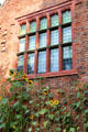 Brickwork at Wightwick Manor. Wolverhampton, England.