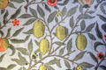 Detail of Fruit wallpaper by William Morris at Wightwick Manor. Wolverhampton, England.