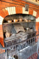 Kitchen range at Wightwick Manor. Wolverhampton, England.