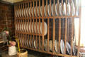 Plate drying rack at Wightwick Manor. Wolverhampton, England.