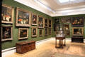 Gallery at Ashmolean Museum. Oxford, England.