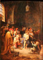 Mocking of Christ painting by David Teniers Younger at Ashmolean Museum. Oxford, England.