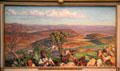 Plain of Esdraelon from Heights above Nazareth painting & frame by William Holman Hunt at Ashmolean Museum. Oxford, England.