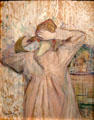 La Toilette painting by Henri de Toulouse-Lautrec at Ashmolean Museum. Oxford, England.