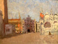 Piazzetta di San Marco, Venice painting by Walter Richard Sickert at Ashmolean Museum. Oxford, England.