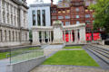 Cenotaph in Garden of Remembrance at Belfast City Hall. Belfast, Northern Ireland.
