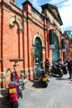 Motorcycles at Victorian St George's Market. Belfast, Northern Ireland.