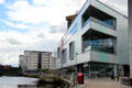 Waterfront Hall Extension at Lagan River. Belfast, Northern Ireland.