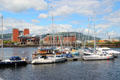 Belfast Harbour, now Titanic Quarter. Belfast, Northern Ireland.