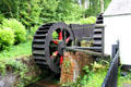 Water wheels of Coalisland Spade Mill at Ulster Folk Park. Belfast, Northern Ireland.