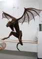 Sculpted Game of Thrones dragon in atrium at Ulster Museum. Belfast, Northern Ireland.