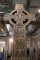 Replica of Muiredach's Cross of 10thC from Monasterboice at Ulster Museum. Belfast, Northern Ireland.
