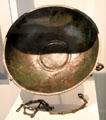 Bronze basin from Armagh at Ulster Museum. Belfast, Northern Ireland.