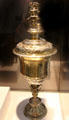 Silver-gilt ceremonial Adam Loftus cup at Ulster Museum. Belfast, Northern Ireland.